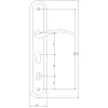 Ручка дверна Baodean H1 права (KL H1-P)
