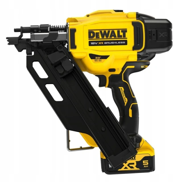 Цвяховий пістолет XR DeWALT 18V 33° 2-поточний 2x5Ач (DCN930P2)
