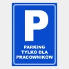 Табличка «Паркування для працівників» IMET 25x35 см (TAB-60)