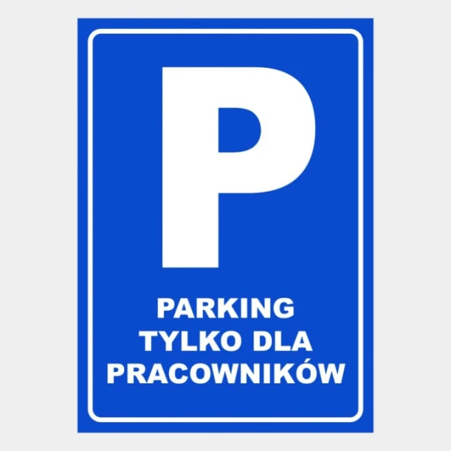 Табличка «Паркування для працівників» IMET 25x35 см (TAB-60)