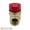 Клапан безпеки опалювального контуру OTTONE 2,5 bar 1/2