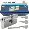 Циліндр замка Gerda 25/35 нікель матовий E1 (0WKE1S02535.90030P)