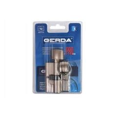 Циліндр замка з ручкою Gerda 50/35 ATEST C нікель PSX (0WKPXG05035.9005RP)