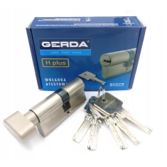 Циліндр замка з ручкою Gerda 30/35 HPlus 5 ключів (0WKHPG03035.9005UB)