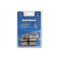 Цилиндр замка Gerda 30/35 никель 5 ключей HPlus (0WKHPS03035.9005UB)