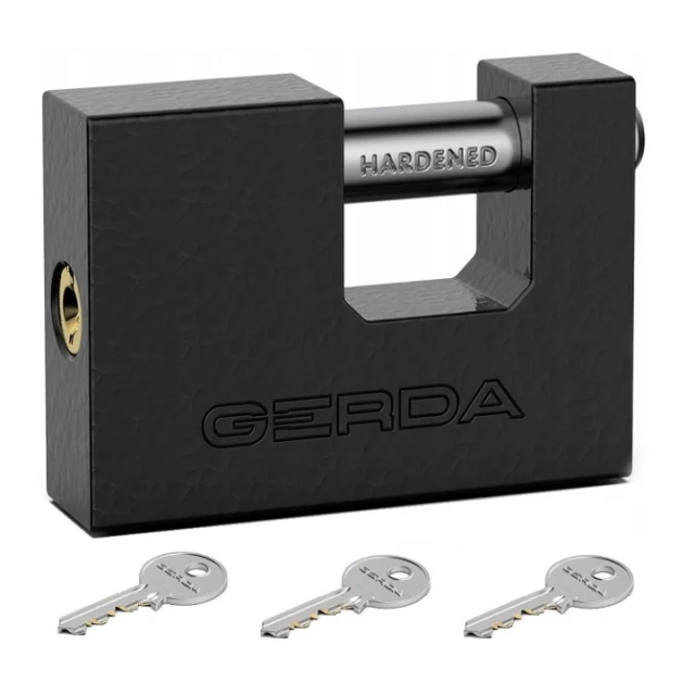 Навесной замок Gerda T80 чугунный (KZT 80)