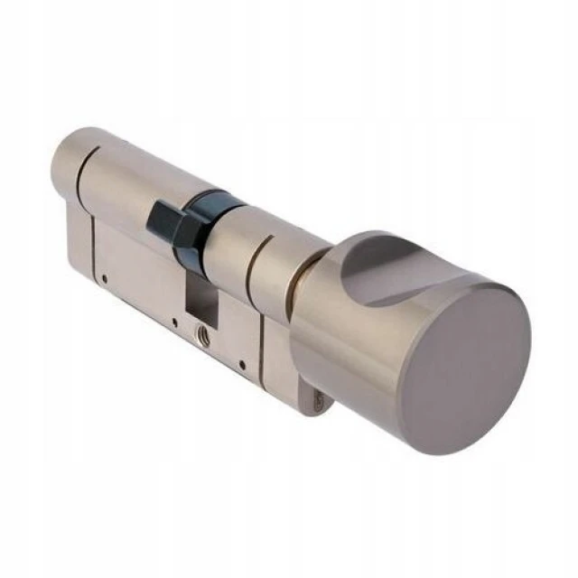 Циліндр замка з ручкою Gerda 40/50 ATEST C KL Nickel PSX (0WKPXG04050.9005RP)
