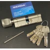 Циліндр замка з ручкою Gerda 80/35 ATEST C KL6.2 нікель (183045)