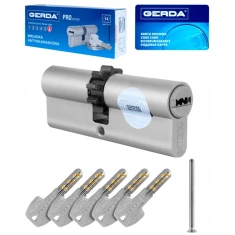 Циліндр замка Gerda 40/85 ATEST C KL6.2 нікель зубчастий (185063)