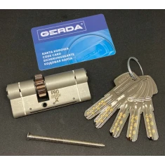 Циліндр замка Gerda 60/70 ATEST C KL6.2 нікель зубчастий (185568)