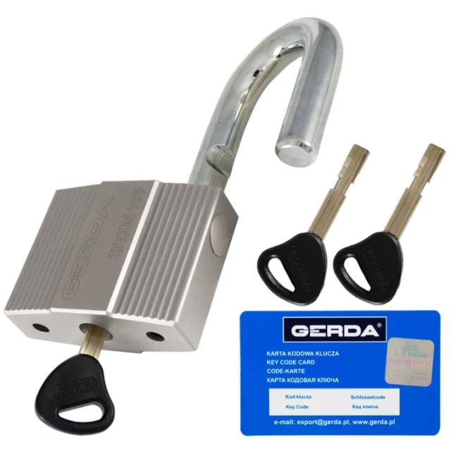 Навісний замок дужковий ZIRCON Gerda 106 (5902203196496)