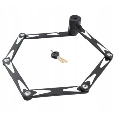 Замок для велосипеда Gerda 7x950mm складний плоский (FOLD 820W)