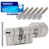 Циліндр замка з ручкою Gerda 55/70 PSX ATEST C K нікель (0WKPXG05570.9005RP)