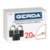 Навесной замок KZZS Gerda 30 чугунный 3 шт 5 ключей (0KZPS3A3000.06150B)