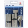 Набір Gerda 2 циліндри 30/50 + G30/50 + 5 ключів Hplus Nickel (0WKHPKZ3050.9005UB)
