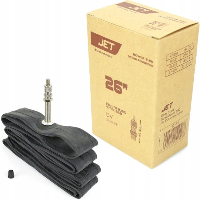 Камера JET 26x1,75-2,125 Dunlop DV 48 мм (D183)