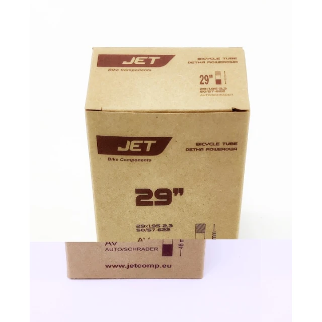 Камера велосипедна JET 29x1.95-2.3 Schrader AV 48 мм (D192)