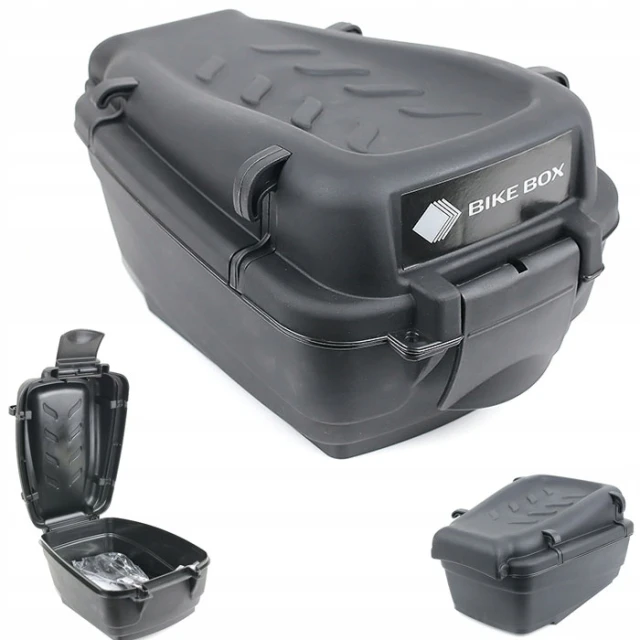 Кофр DELTA SPORT для велосипеда гвинтовий пластик Black малий (B115)