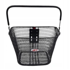 Кошик DELTA SPORT для велосипеда передній Click нержавіючий Black (A851)