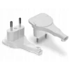 Штекер кутовий плаский гвинтовий White PLASTROL WT-11P (W-97649)