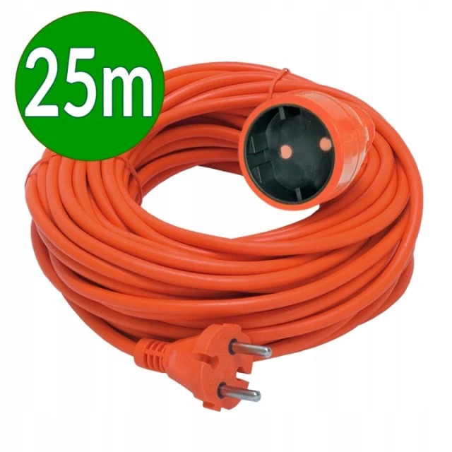 Удлинитель садовый PLASTROL 25 м кабель 2x1 мм (W-98940)