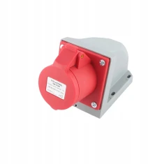 Розетка промислова стаціонарна PLASTROL 4P 16A IP44 (W-102128)