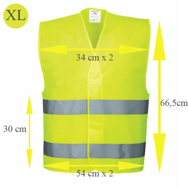 Жилет Urgent сигнальний Yellow XL (5902365213314)