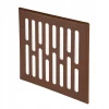 Решітка вентиляційна металева Awenta 14x14 з сіткою Brown (M1BR)