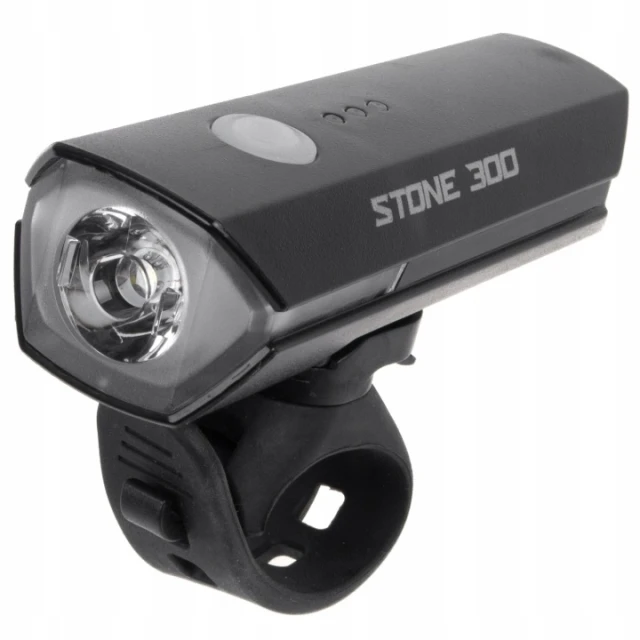 Фонарик передний Verso Stone ROJAX 300 USB-C (140276)