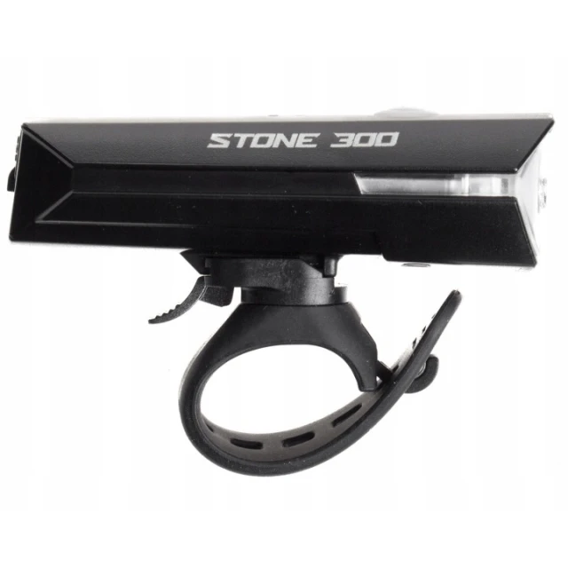 Фонарик передний Verso Stone ROJAX 300 USB-C (140276)