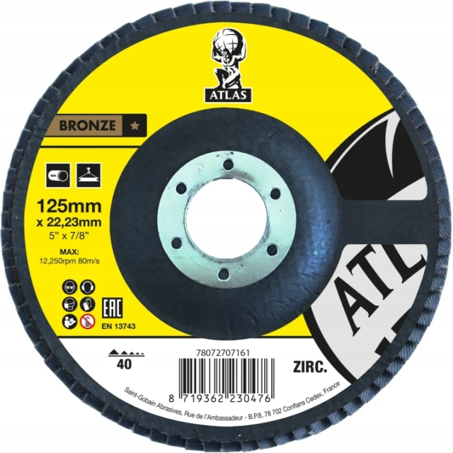 Диск для металу Norton 125x1,0 нержавіючий 100 шт (850224)