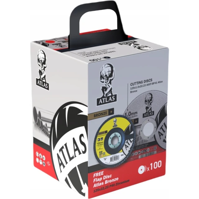 Диск для металу Norton 125x1,0 нержавіючий 100 шт (850224)