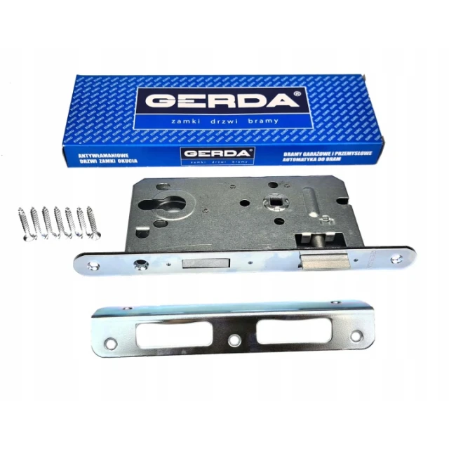 Замок врізний Gerda 60/50 мм WB ZW100 White
