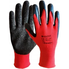 Рукавиці M-GLOVE L2001 Red розмір 9 упаковка 12 пар (5904100050406)