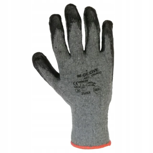Рукавиці DRAGO розмір M-GLOVE 10 Grey упаковка 12 шт (5904100051816)
