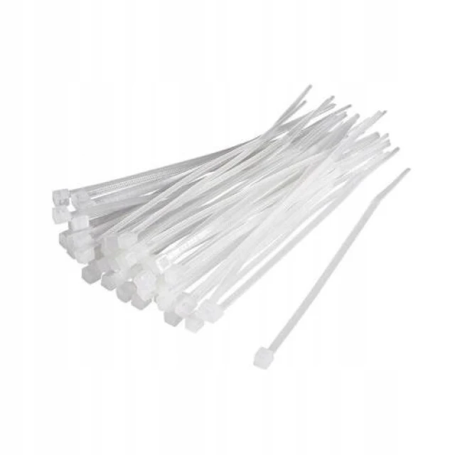 Стяжка пластикова Bradas 200x3,6 мм 100 шт White (TS1136200N)