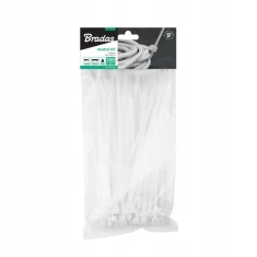 Стяжка пластикова Bradas 300x4,8 мм 100 шт White (TS1148300N)