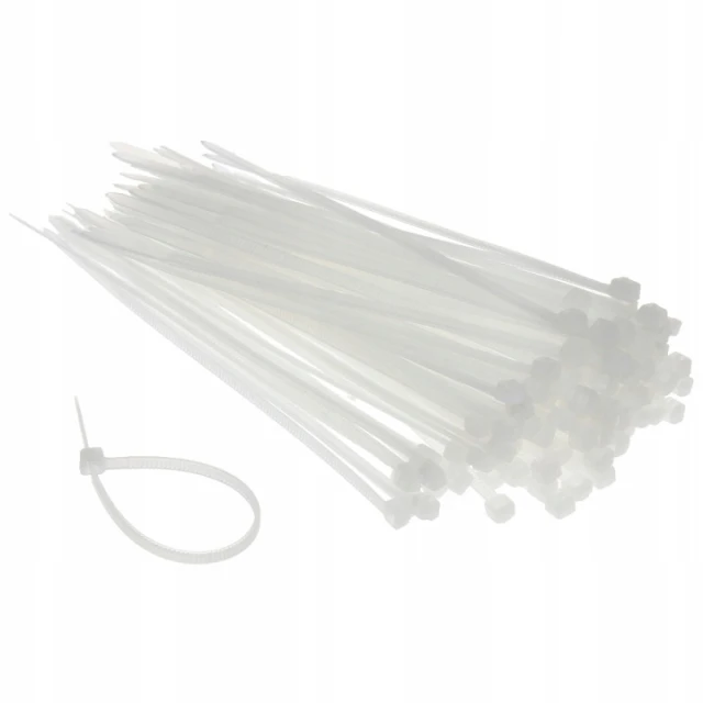 Стяжка пластикова Bradas 300x4,8 мм 100 шт White (TS1148300N)