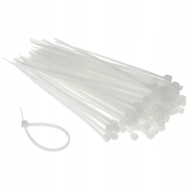 Стяжка пластикова Bradas 400x4,8 мм 100 шт White (TS1148400N)