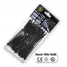 Стяжка пластикова Bradas 150x7,6 мм 100 шт Black (TS1176150B)