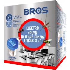 Електрофумігатор + рідина від мух, комарів, мурах BROS (12 шт) (B35)