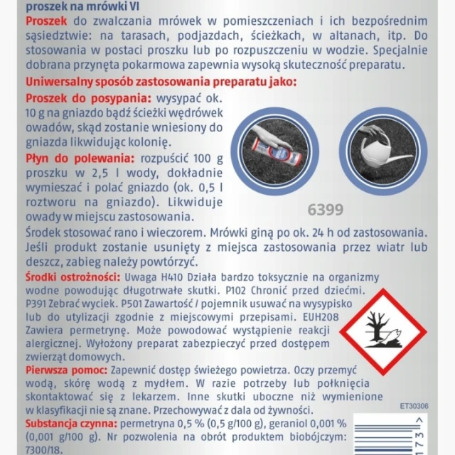 Порошок від мурах BROS 500 г (B396)