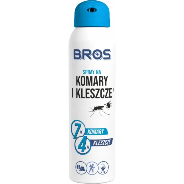 Спрей від комарів і кліщів BROS 90 мл Blue (B003)