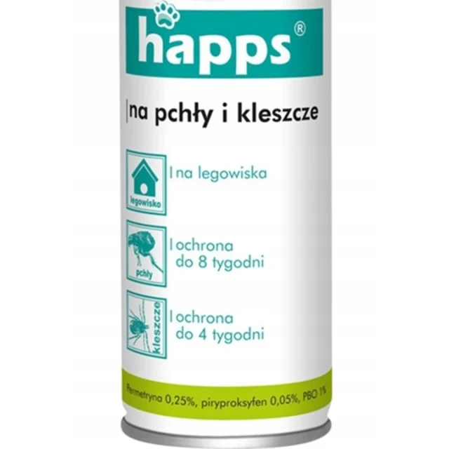 Аерозоль від бліх і кліщів HAPPS 250 мл (HP 460)