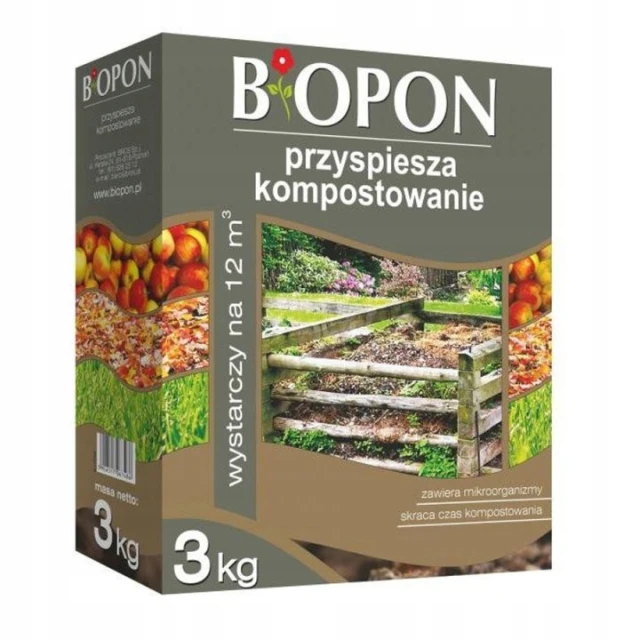 Препарат для ускорения компостирования BIOPON 3 кг (5904517067486)