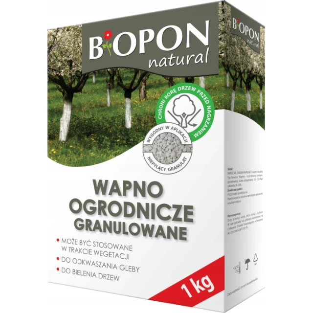 Вапно садівничої гранульоване BIOPON 1 кг (B1540)