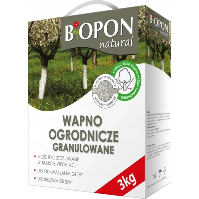 Вапно садівничої гранульоване BIOPON 1 кг (B1540)