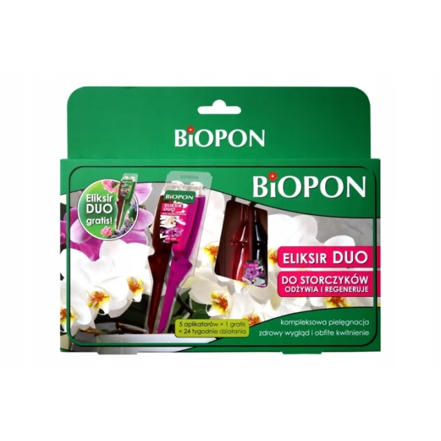 Удобрение-эликсир DUO для орхидей BIOPON 6×35 мл (B1579)