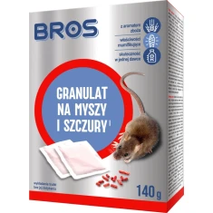 Гранули від мишей і щурів BROS 140 г (12 шт) (B111)