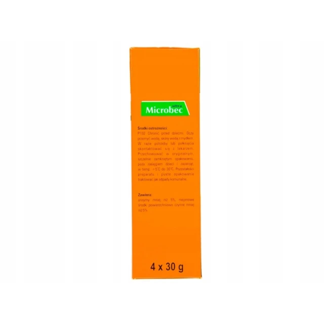 Мікробіологічний препарат для вуличних туалетів MICROBEC BROS 4x30g (B1658)